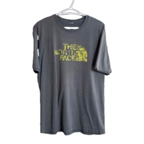 The North Face Short Sleeve Distressed Logo Graphic No Label Approx Size Large - Picture 2 of 8